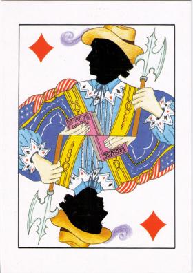 Erdnase inspired postcard (Argentina)