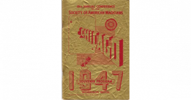 Society of American Magicians Conference program 1947